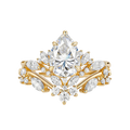 Ivy-Covered Gate Ring in Diamond White
