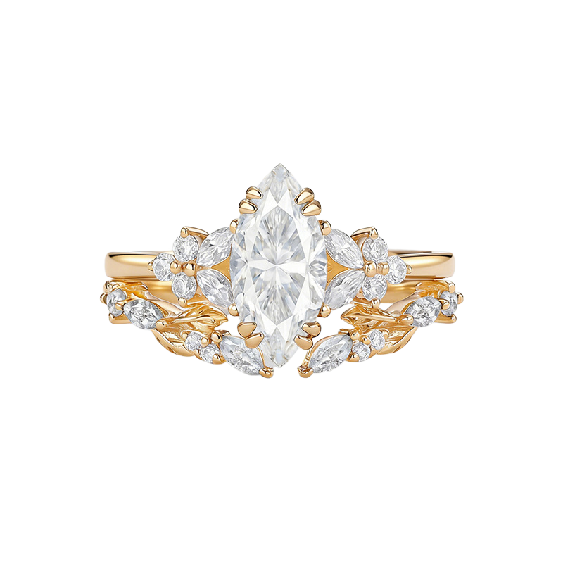 Lily Pond Ring in Diamond White