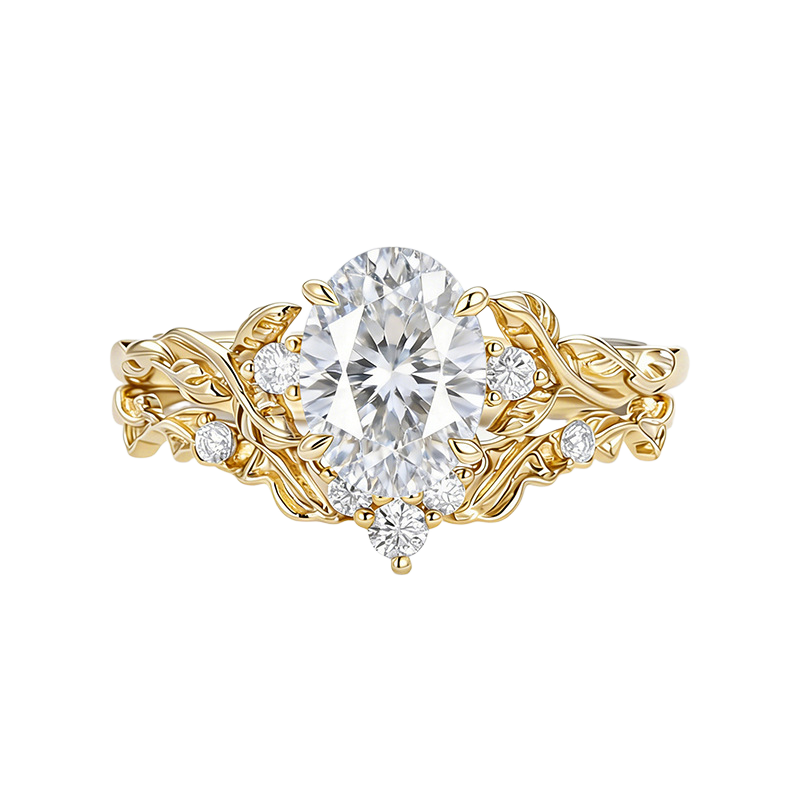 Rapunzel's Garden Ring in Diamond White