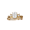 Apothecary Garden Ring in Diamond White