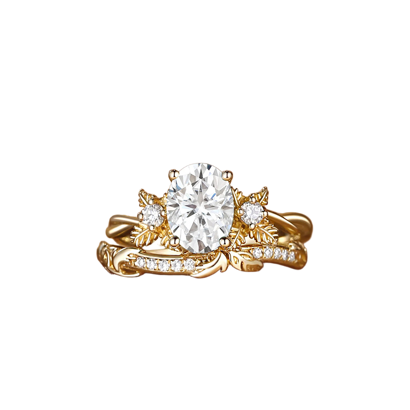 Apothecary Garden Ring in Diamond White