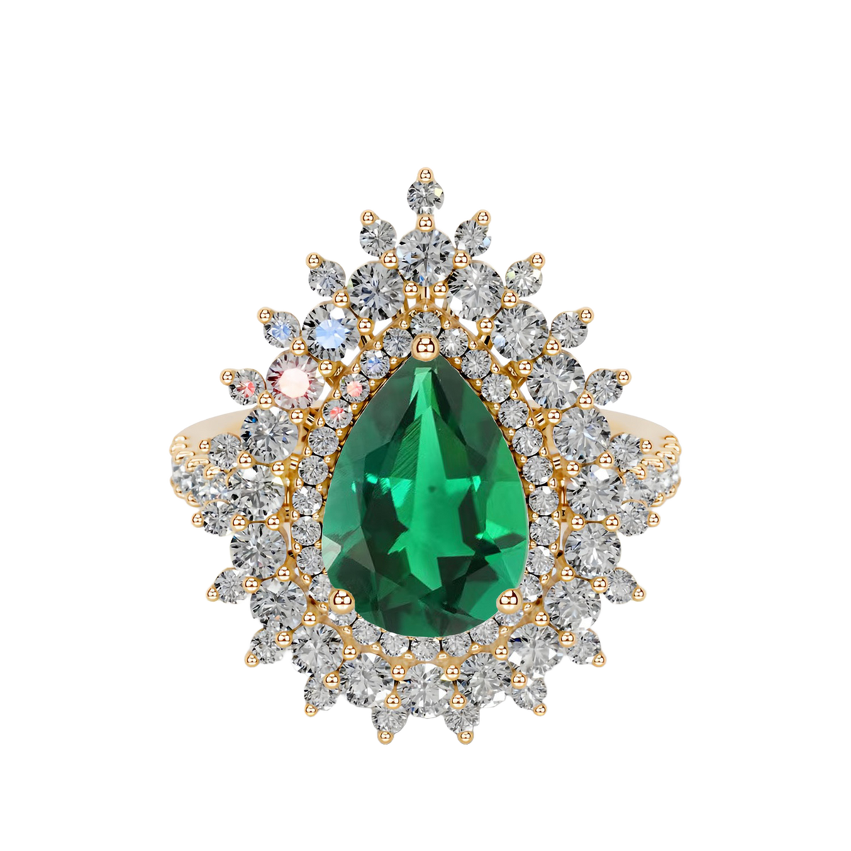 Versailles Garden Ring in Verdant Green