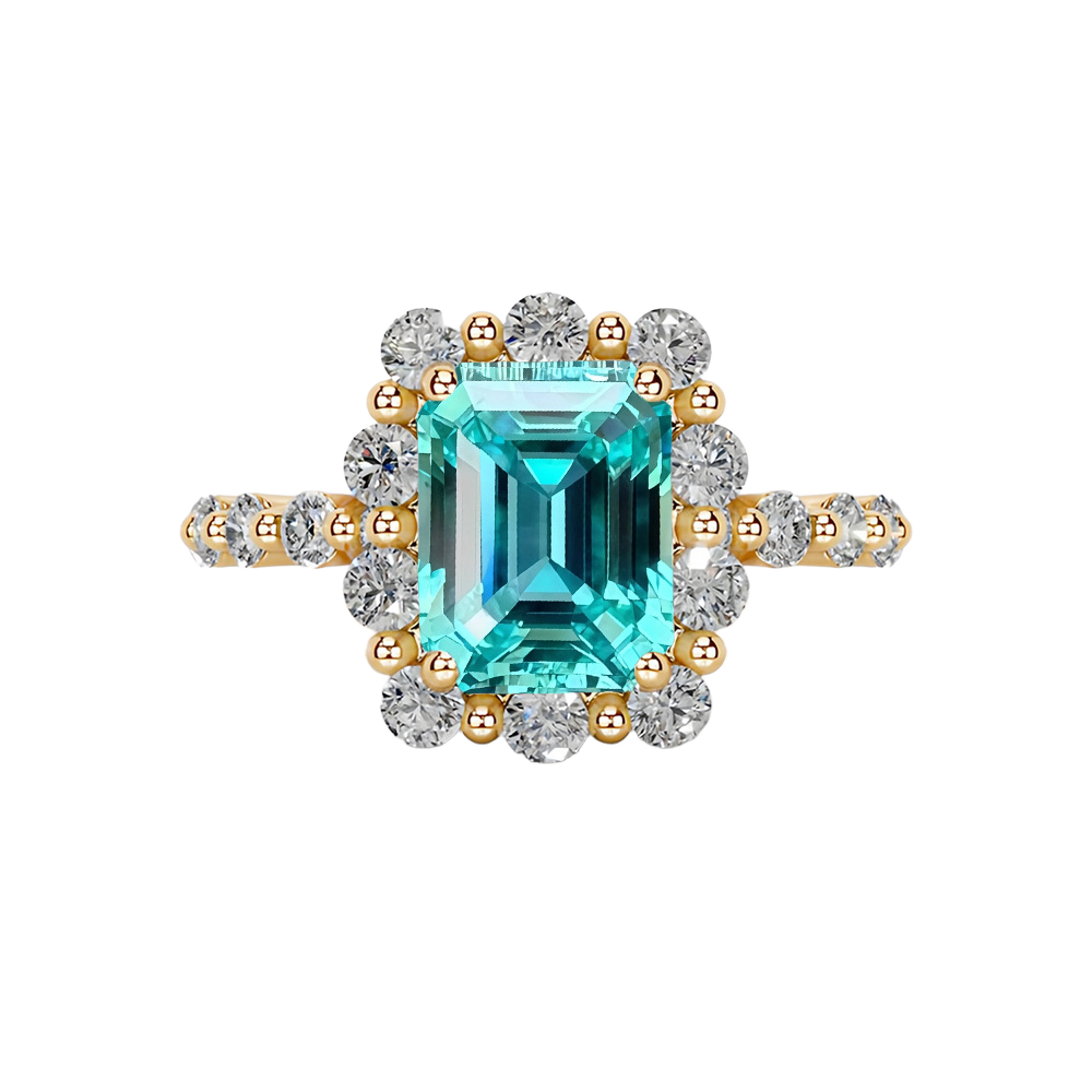 Walled Garden Ring in Paraiba Blue