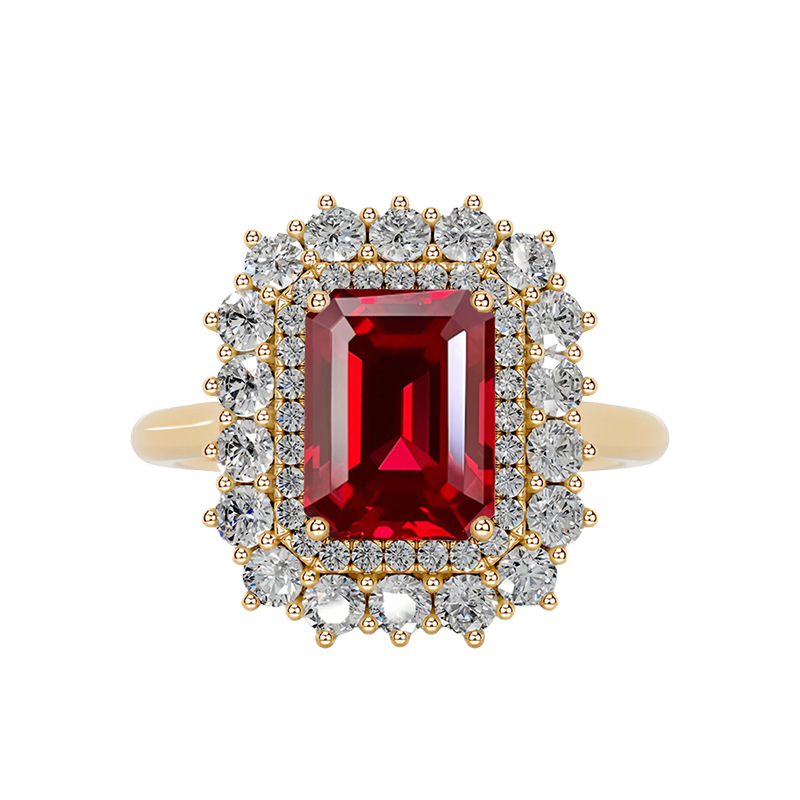 Grand Conservatory Ring in Ruby Red
