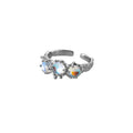 Starlight Constellation Ring in Silver and White