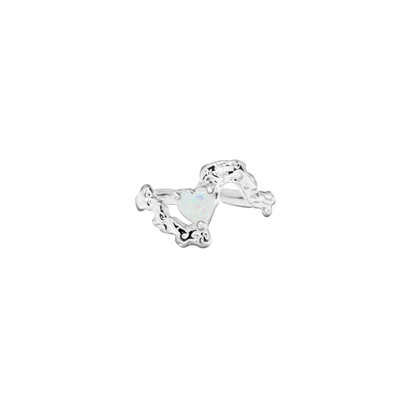 Little Silver Charm Ring in Silver